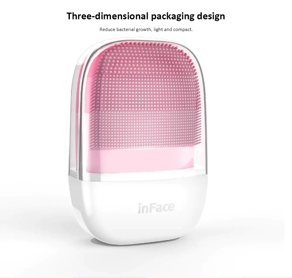 Xiaomi inFace электрическая глубокая Чистящая Щетка массажная Соник для мытья лица IPX7 водонепроницаемый силиконовый очиститель для лица автомобиля