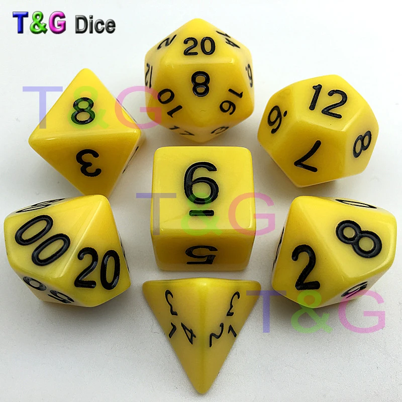 Красочная игра в кости игрушка с покер аксессуар высокого качества Набор из 7|colored