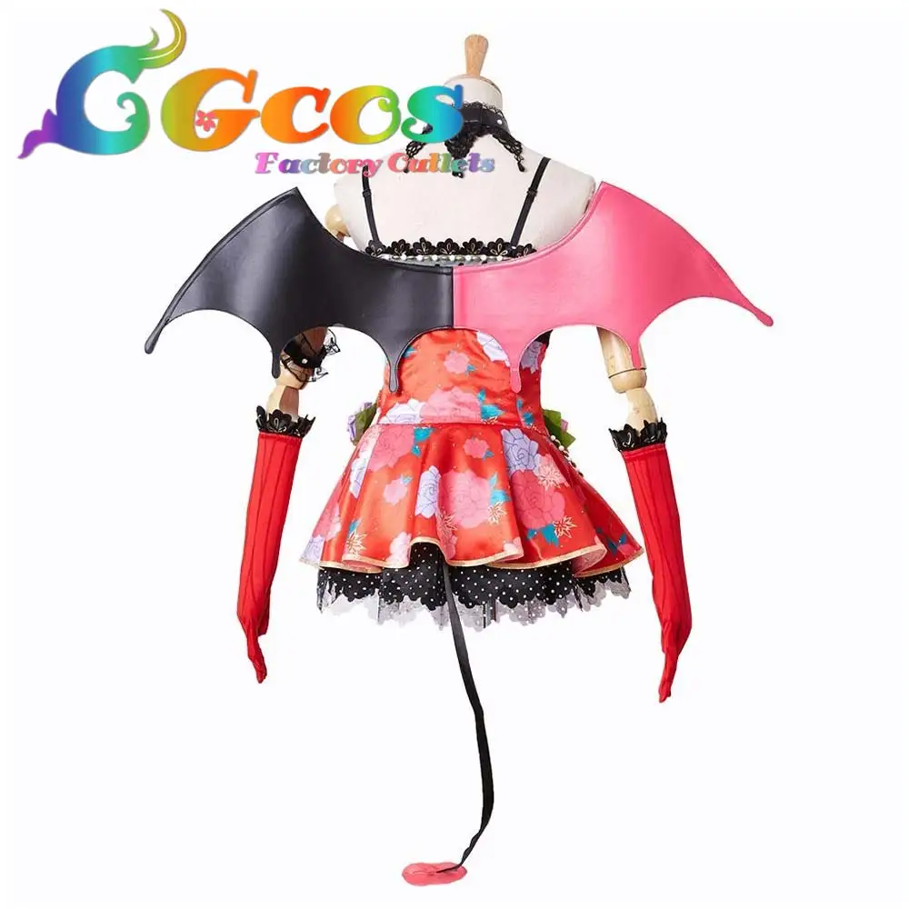 CGCOS Бесплатная доставка Косплей Костюм любовь живой дьявол демон Tojo костюм