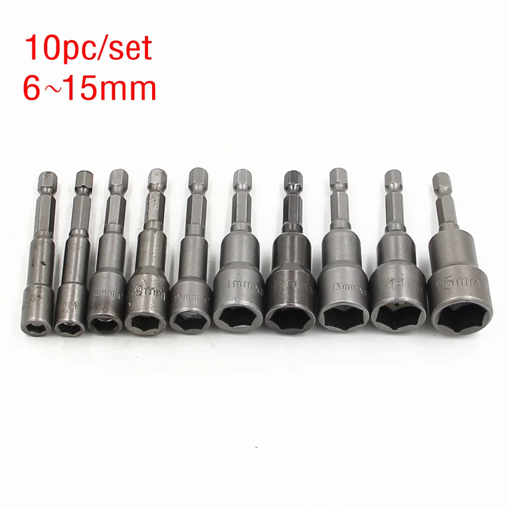 8 шт. 10 шестигранный хвостовик 1/4 дюйма|power tools|1/4 hexhex shank |