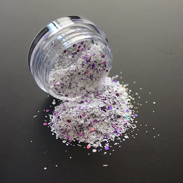 3D Nail Art Glitter 12 Colors Snow Acrylic Powder UV Manicure Tool | Красота и здоровье