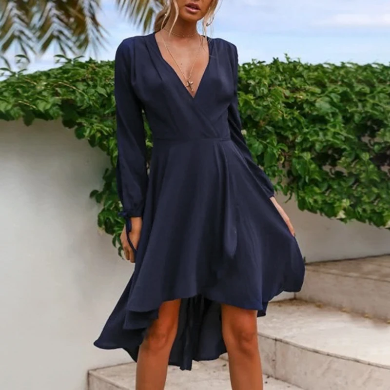 Винтажное элегантное женское красное платье с v-образным вырезом на шнуровке