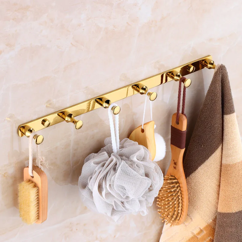 Крючки для халата латунные крючки полотенец вешалка одежды дверные ванной