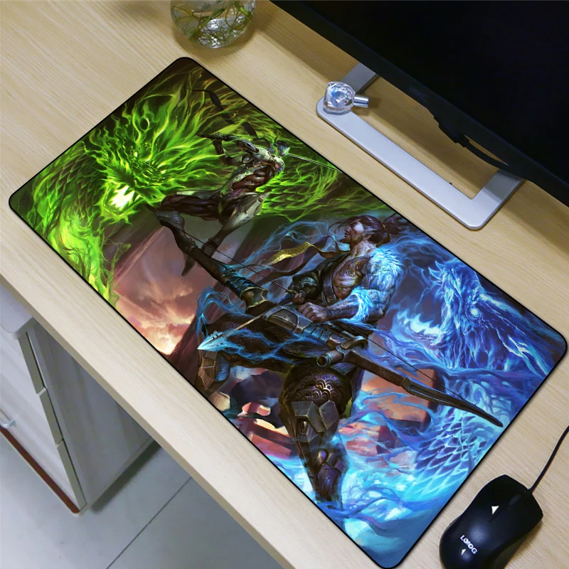 Игровой коврик для мыши FFFAS 80*40 см цельный хороший нескользящая большая