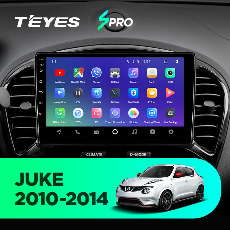 TEYES SPRO Штатное Головное устройство For Nissan Juke 2010-+ GPS Android 8.1 aвтомагнитола магнитола автомагнитолы Андроид для Ниссан Жук YF15 аксессуары штатная магнитола автомобильная мультимедиа