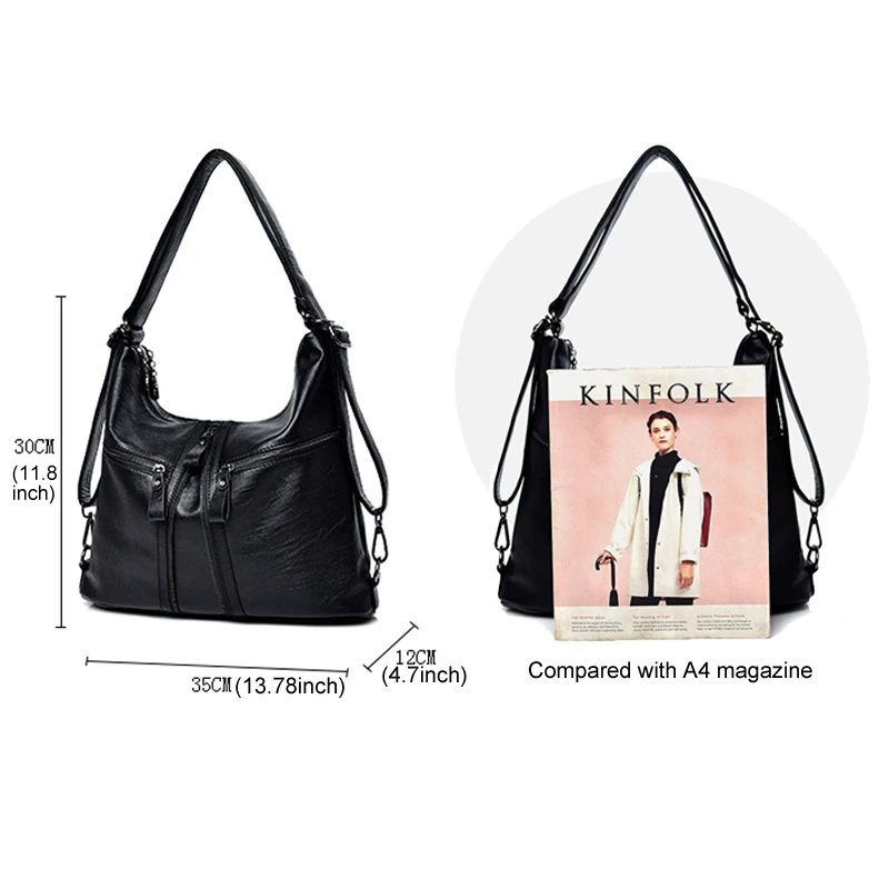 Модная женская сумка на плечо мягкие большие роскошные сумки женские