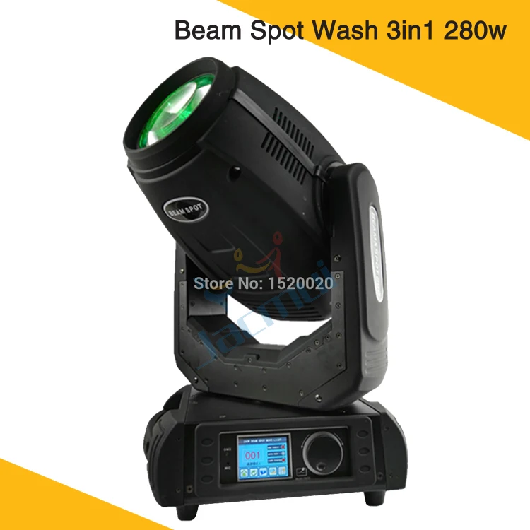 

Hot Sell 280W Moving Head Beam Spot Light With 3D Gobo For Stage Concert Show