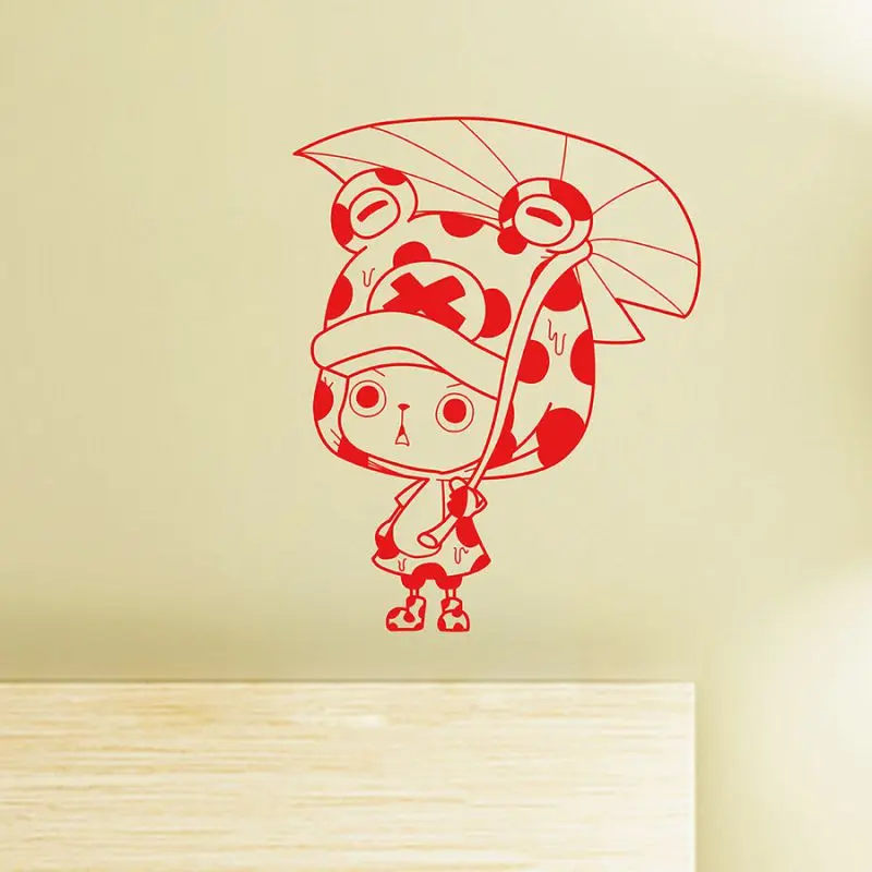 CHMTony Tony Chopper настенная наклейка Комиксы и анимация с логотипом виниловые