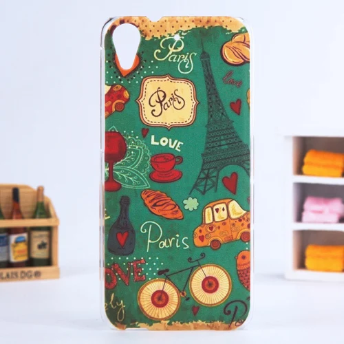New Style High Quality Ultra thin slim Painted Fashion Cute Lovely Cartoon UV Print Hard Cover Case For HTC Desire 626 case |