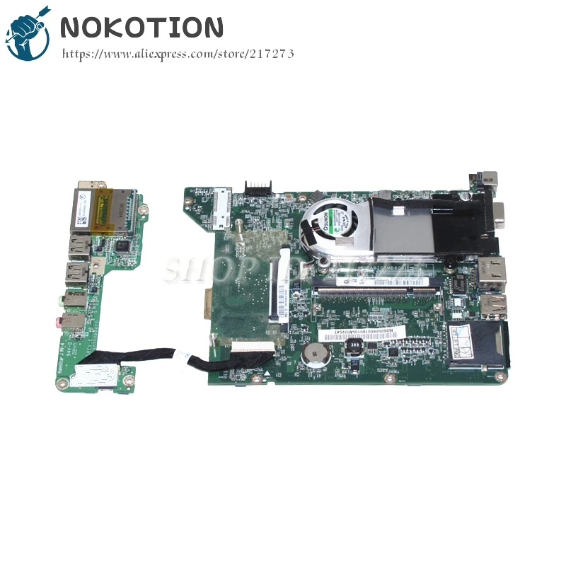 Материнская плата NOKOTION для ноутбука Acer aspire one A150 ZG5 DDR2 с аудиоплатой DA0ZG5MB8G0 MBS0506001