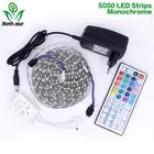 5050 DC12V 30 светодиодовм 5 млот RGB Светодиодная лента не Водонепроницаемая светодиодная Гибкая rgb Диодная Светодиодная лента набор + пульт дистанционного управления + блок питания