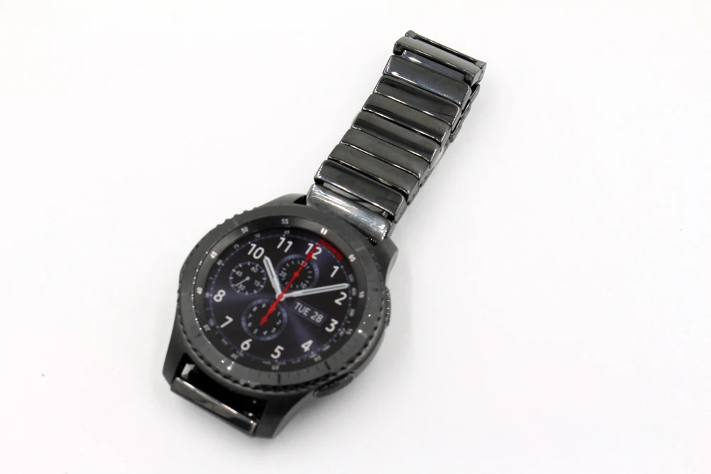 Ремешок URVOI для Samsung Galaxy Gear S3 R760 R77 керамический браслет с застежкой-бабочкой