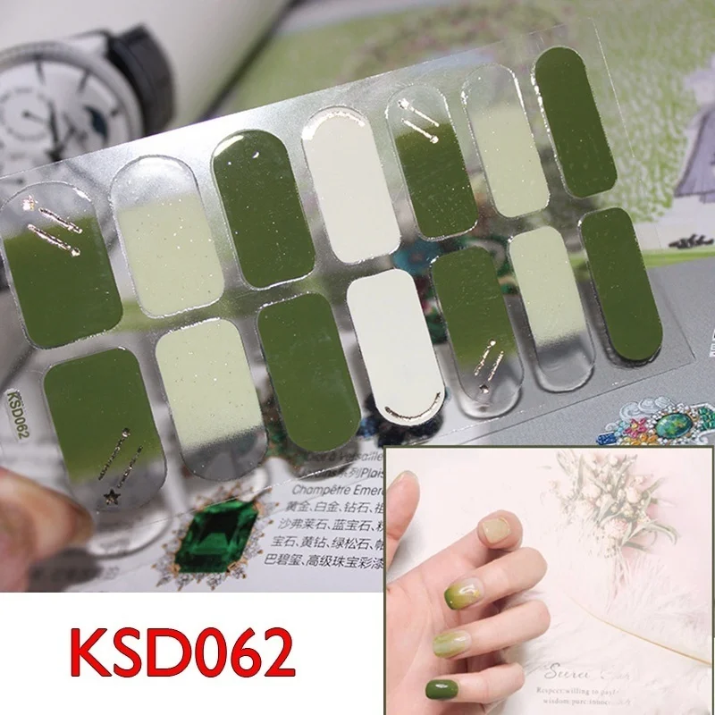 KSD062 Леди KINDOM DIY 3D звезды и луна для дизайна ногтей наклейки накладные ногти Водонепроницаемый дизайн ногтей окружающую среду фольга для обертывания ногтей - Цвет: KSD062