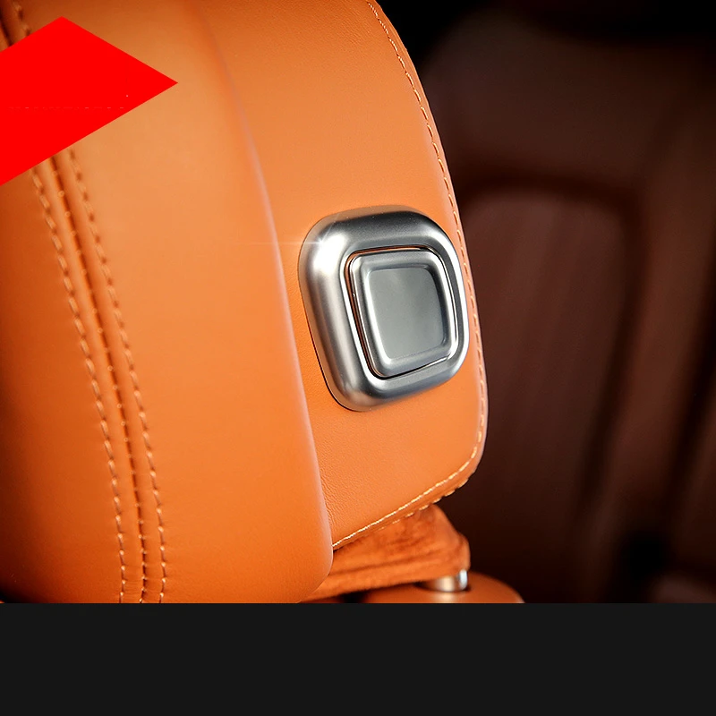 Interior Car Styling Matte Headrest Switch Button Cover Trim decoration Auto Accessories For Maserati Levante 2016-2018 | Автомобили и