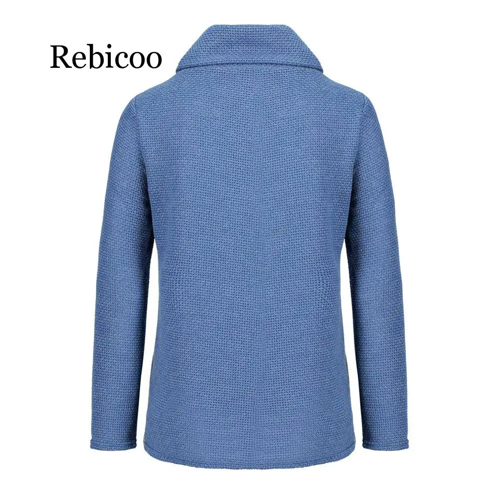 

2019 Women knitted pullovers Long Sleeve o neck Solid girl Pullover Tops Blouse Shirt pullovers winter women clothing