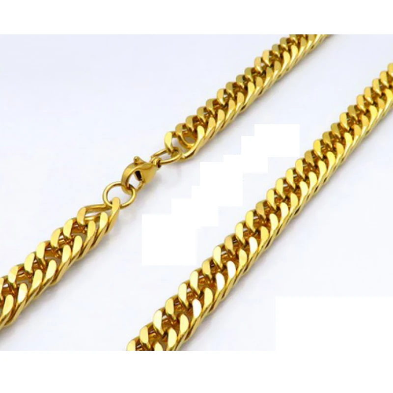 Классическая мода цепи с лица Стиль хип-хоп Европа нейтральный 7 мм Ширина