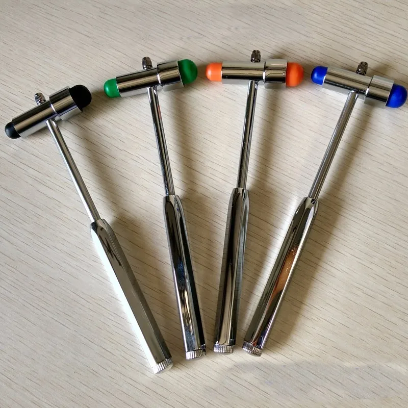 

T shape Multifunctional reflex steel hammer diagnosis use
