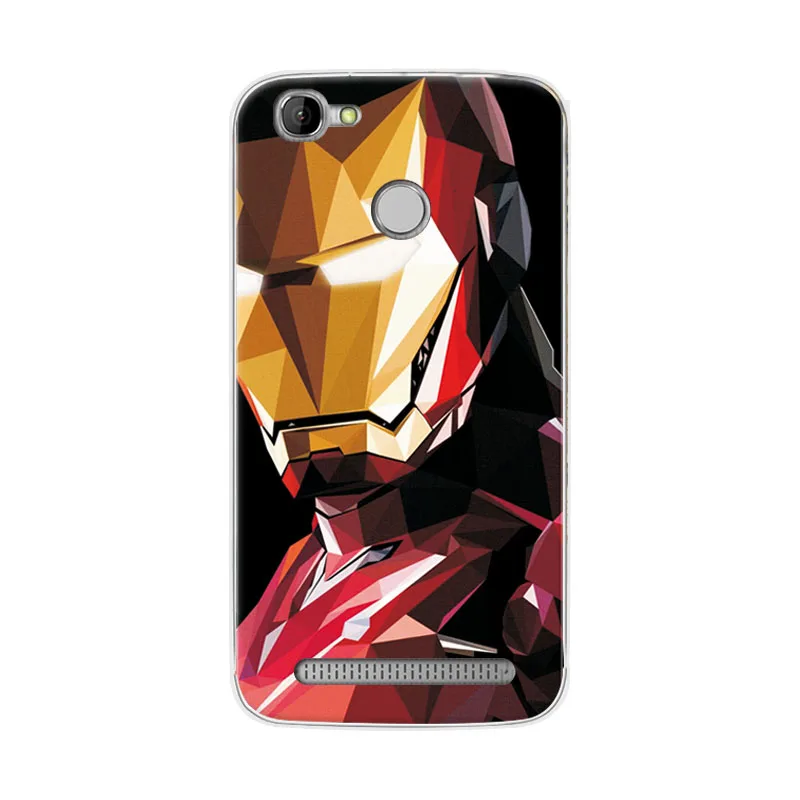 Charming Marvel Hero Captain America Phone Case For Homtom HT50 Soft TPU Back Cover Spiderman Iron Man HT 50 Shell |