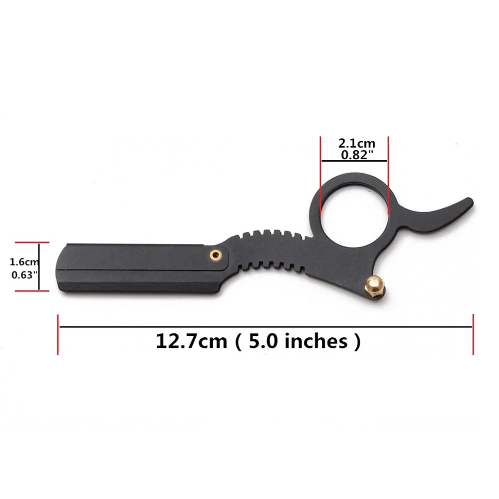 12.7cm 50Pcs Mr Rabbit Men Straight Barber Edge Steel Shaving Knife Hair Removal Tools Razor With Blade M6111 | Красота и здоровье