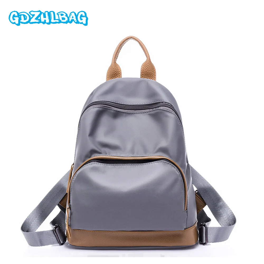 GDZHLBAG Women Backpack Waterproof nylon School Bags Students Travel Shoulder Bag for Teenager Girls B16802 | Багаж и сумки
