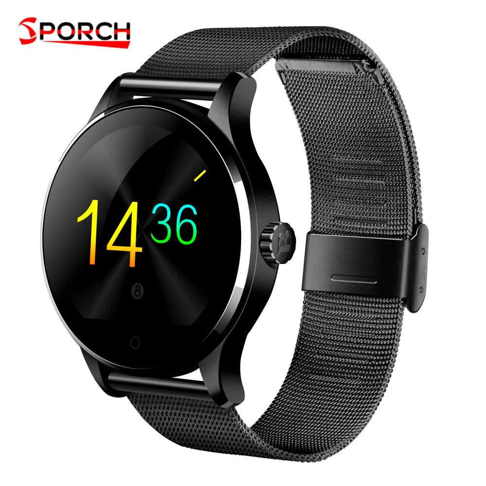 Sproch K88H MTK2502C Bluetooth Смарт часы IPS экран монитор сердечного ритма сна IP54