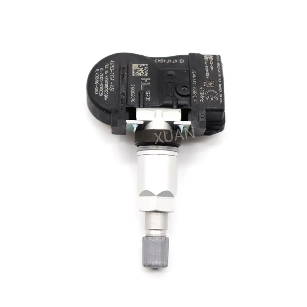 XUAN TPMS датчик давления в шинах 42753-TG7-A51 для Honda Pilot RIDGELINE ACURA NSX 3.5L- 433 МГц