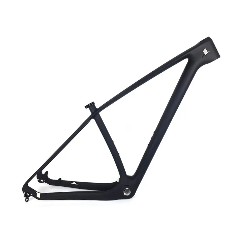 Black Matte Spcycle Новинка 650B T1000 карбоновая рама для горного велосипеда 27,5 er карбоновая рама для горного велосипеда BSA 73 мм совместимая 142*12 мм или 135*9 мм - Цвет: Black Matte