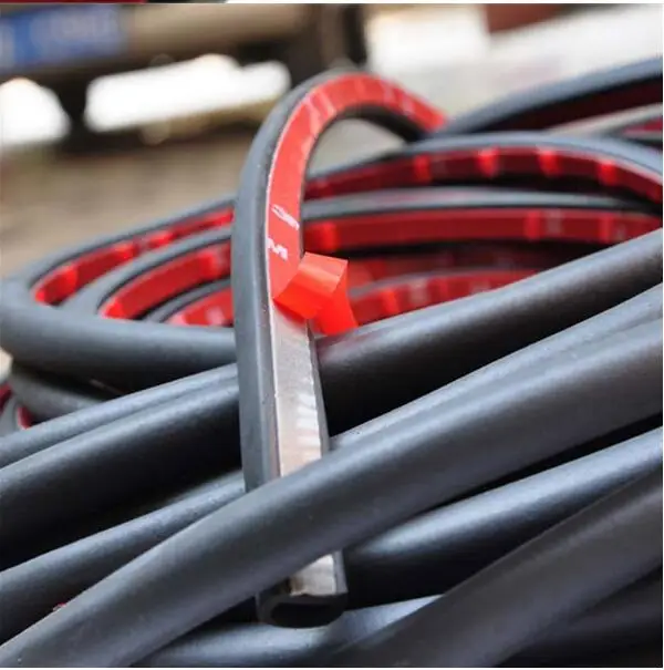 D shape 400 см подлинное клейкое резиновое уплотнение для автомобиля звукоизоляция