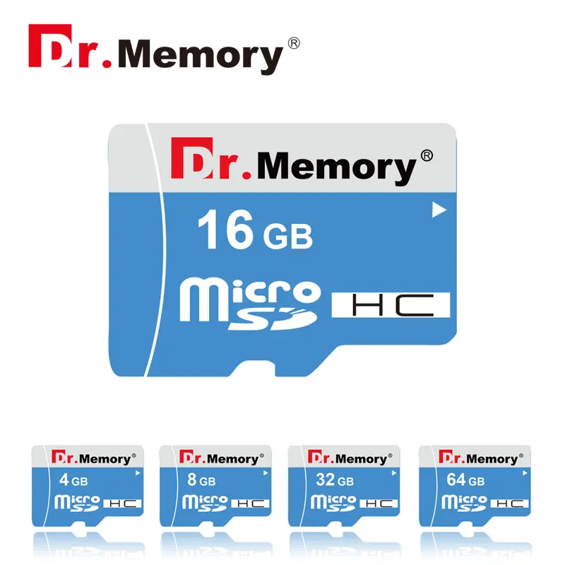 Dr. памяти 64 ГБ MicroSD XC stick реальная Ёмкость Синий Micro Sd карты Class10 8 г 16 32 Microsd с