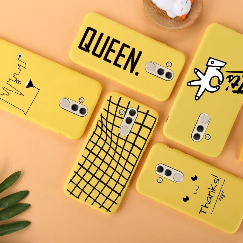 huawei mate 20 lite Case Silicon Funny Painting Soft TPU Back Cover for Protect Phone cases shell |