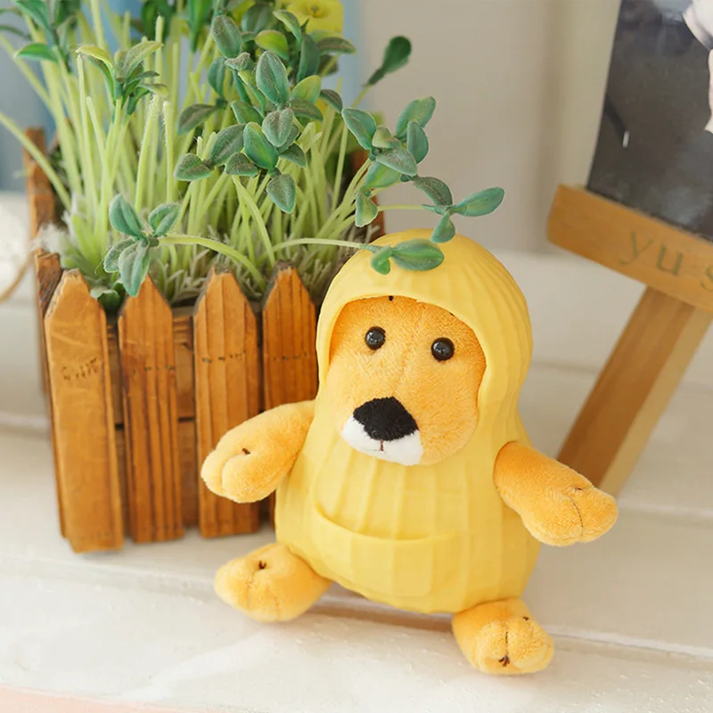 12CM Kawaii Mini Hamster Plush Toy Cartoon Peanut Mouse Doll Squirrel Chipmunk Creative Dolls Kids Birthday Gift | Игрушки и хобби
