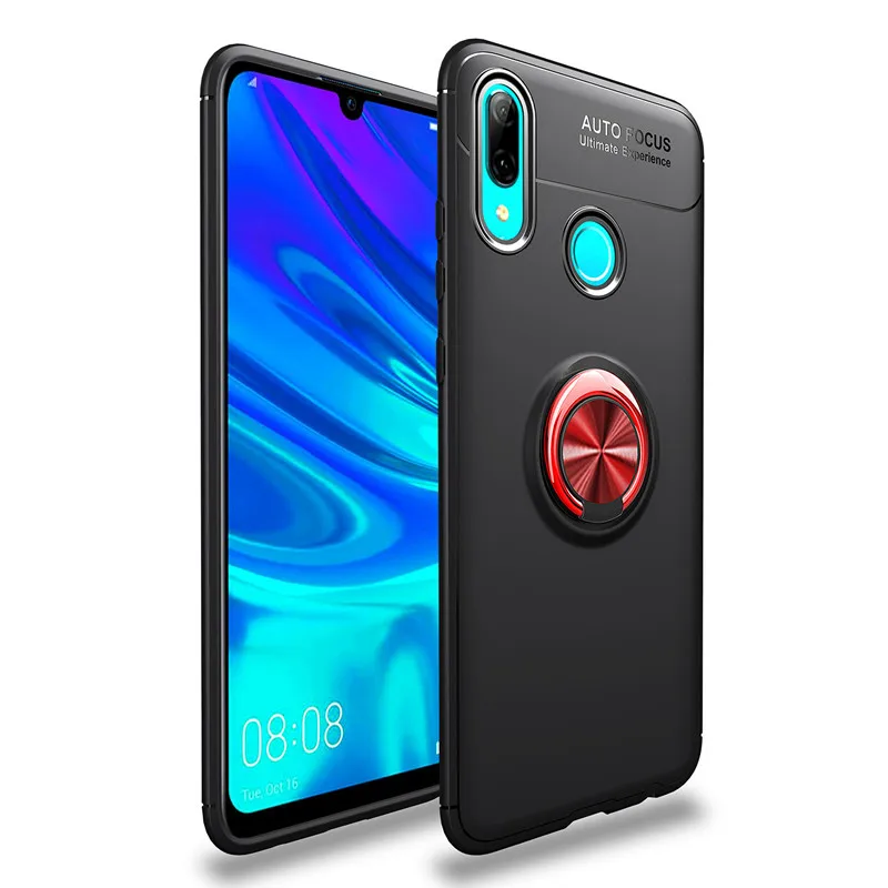 Для huawei P30 Pro P Smart 2019 силиконовый чехол повернуть палец кольцо Магнит автомобиля