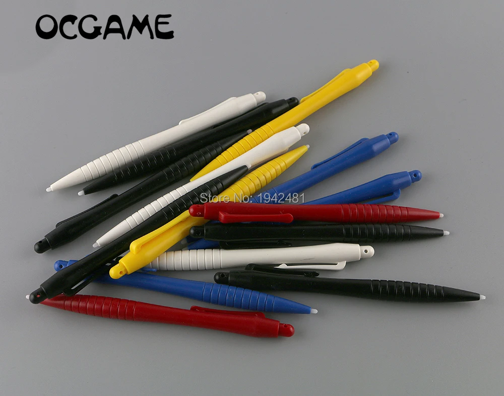 20 шт. цветные пластиковые стилусы с большим сенсорным экраном для WII U 3DS 3DSXL LL NDS NDSL