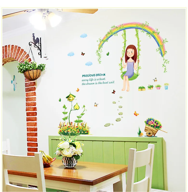 Виниловые Стикеры для детской комнаты 80*100 см | Дом и сад