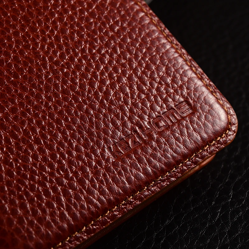 

for Moto E5 Plus / E5 Play case KEZiHOME Litchi Genuine Leather Flip Stand Leather Cover capa For Moto E5 Phone cases