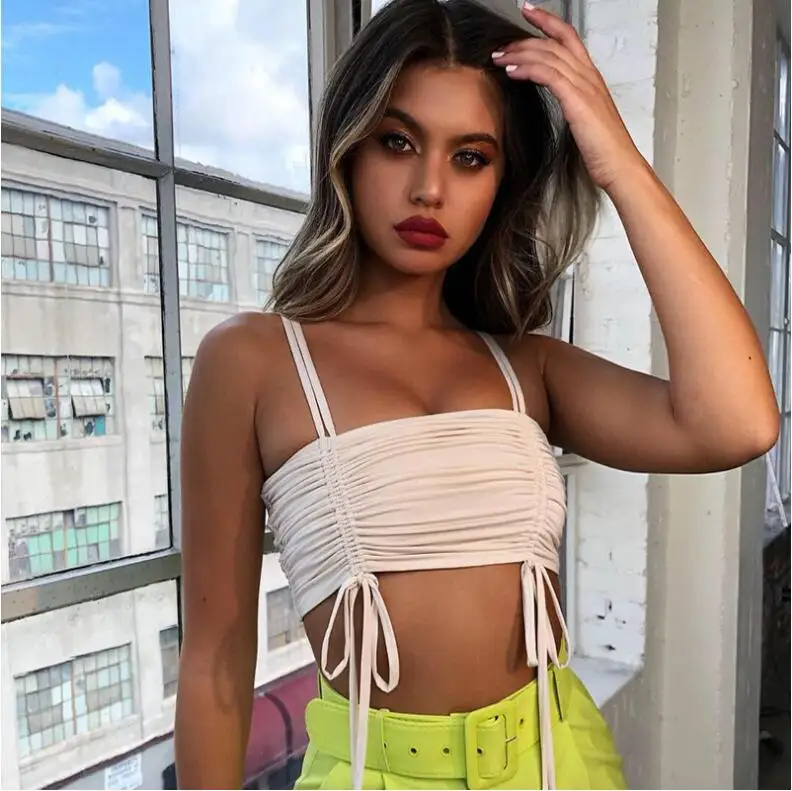 Тонкие бретельки slash шеи пикантные топы с рисунками героев мультфильма майки