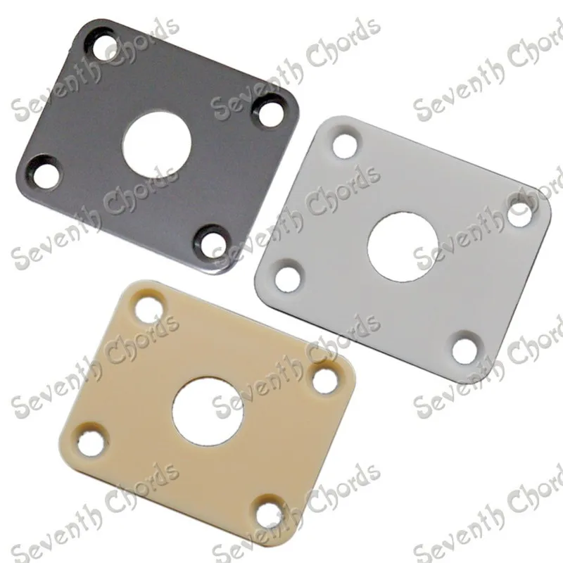 3 шт. прямоугольник пластиковый гитарный разъем тарелки квадратная розетка для
