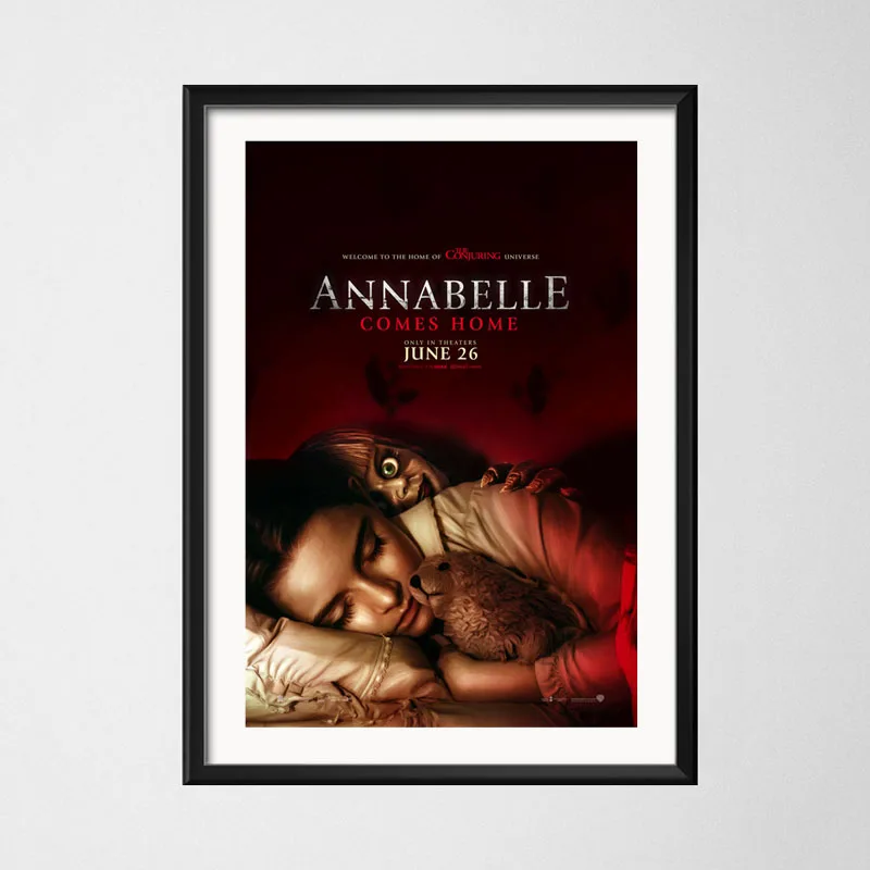 Постер и принты Новый Annabelle 3 приходит домой фильм Классический ужас кино