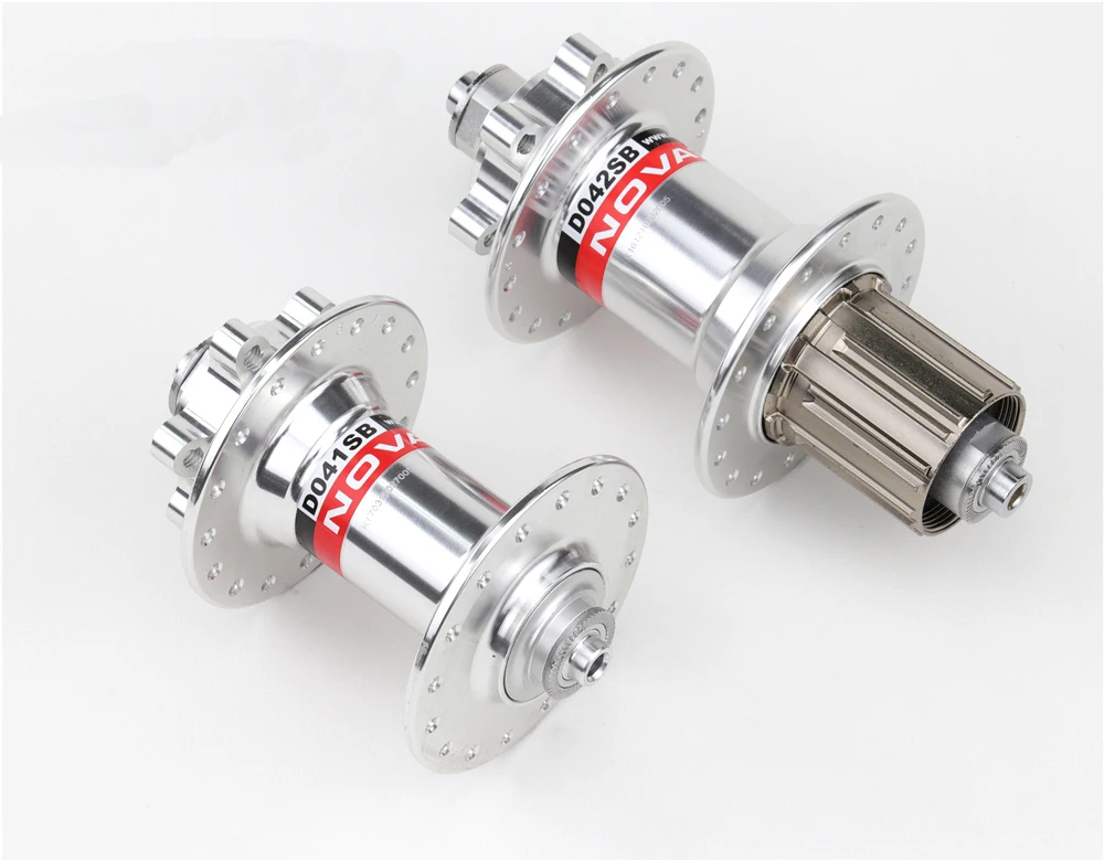 32/32H 36/36 отверстия NOVATEC D041SB D042SB втулки MTB горный велосипед J изгиб HUBSET Серебряная