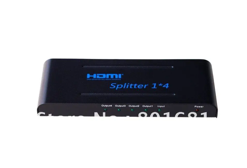 KUYIA Бесплатная доставка 4 порта HDMI Splitter/удлинитель поддержка устройств 3D 1080 P с