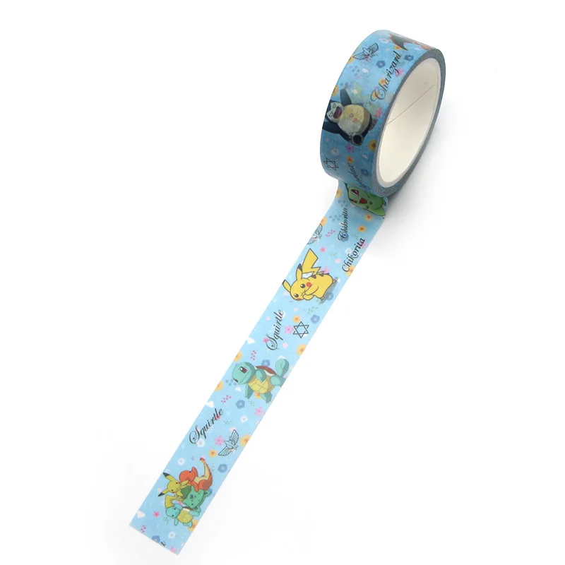 Pocket Monster kawaii мультфильм DIY Скрапбукинг липкая клейкая бумага Васи маскирующая лента печатные узоры наклейки E0615