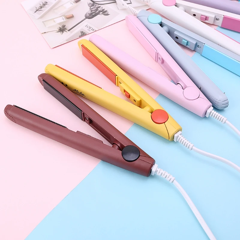 Новинка 2019 модный мини выпрямитель для волос профессиональные плоские утюги PTC