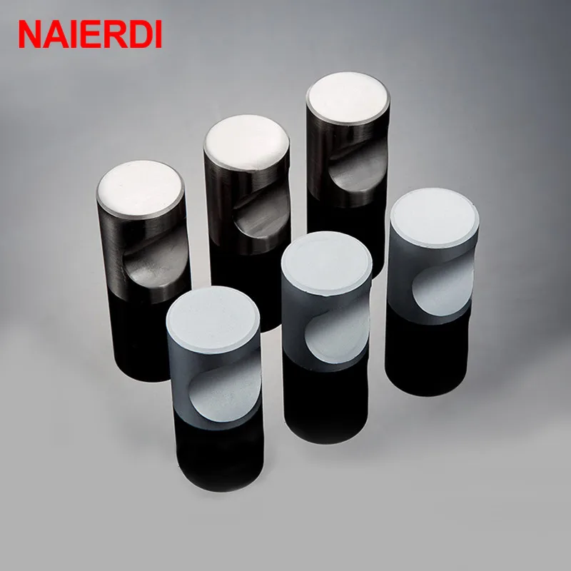 

NAIERDI Single Hole Door Handles Knobs Zinc Alloy Cabinet Knobs For Door Accessories Drawer Furniture Cabinet Handle Hardware