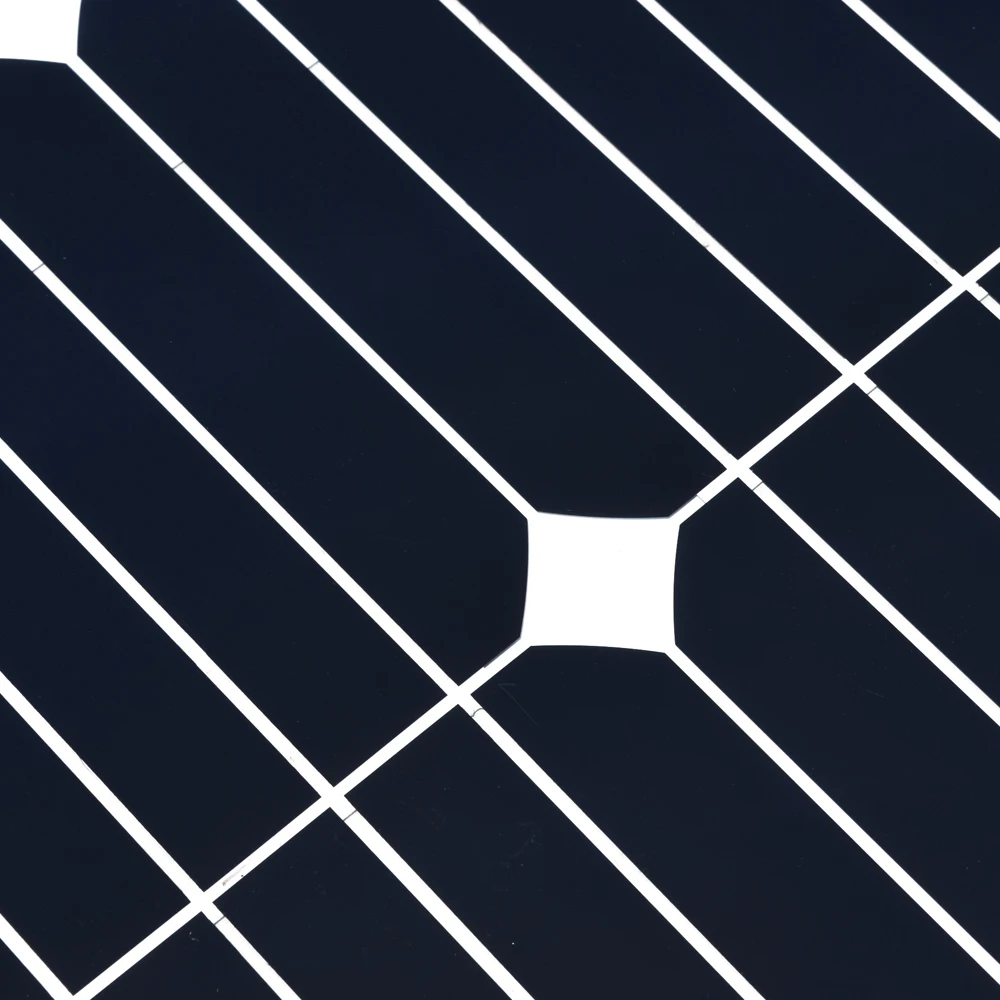 

18W 20V flexible solar panel highly efficient smoothy cell for 12V battery charger car yacht camping Junction box on the back