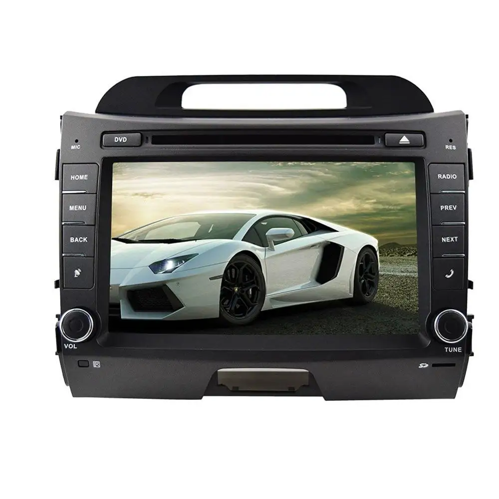 Android dvd плеер автомобиля WI FI GPS навигации для Kia Sportage Авто Видео головного