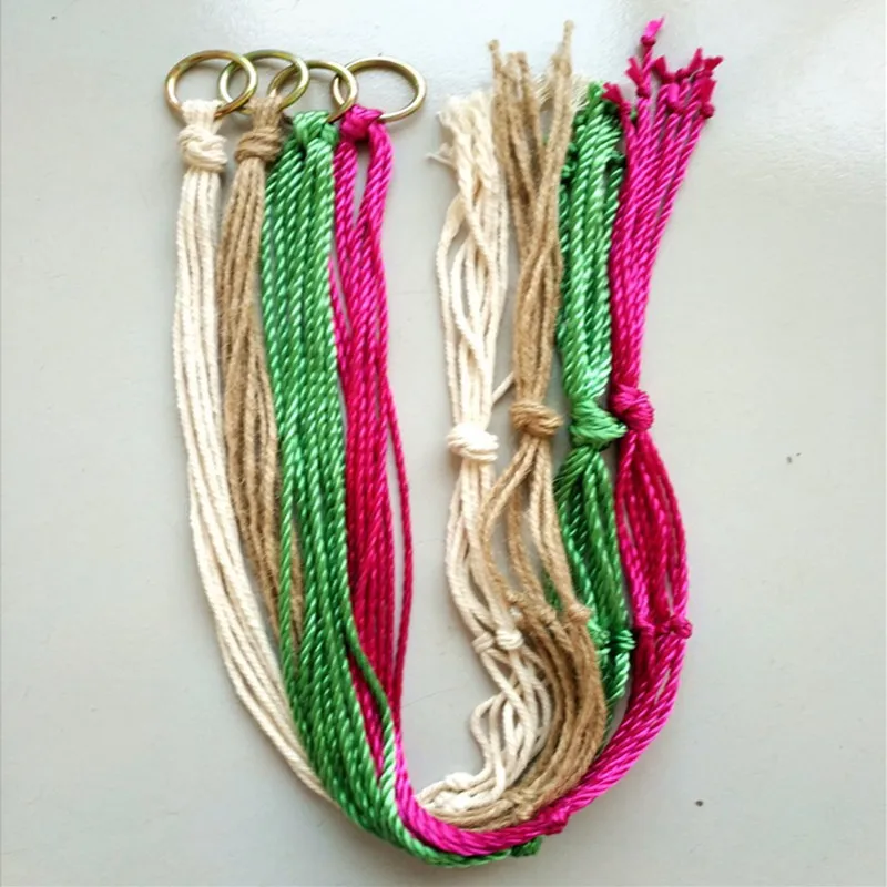 Hemp Pot Hanging Rope Macrame Plant Holder Hanger Home Garden Decoration Flower Display Indoor Outdoor | Дом и сад