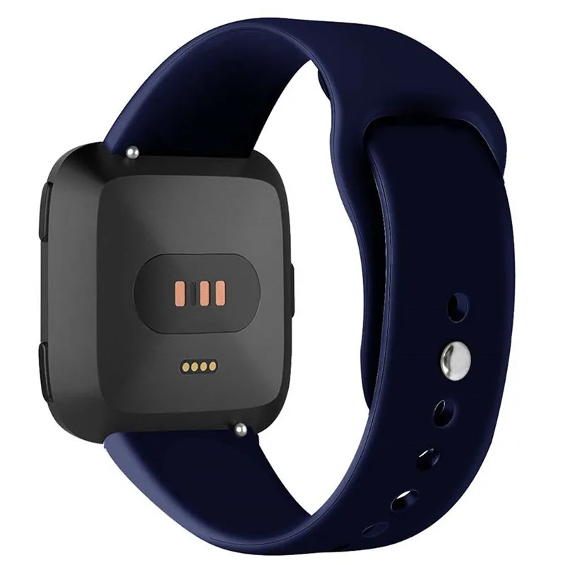 Midnight blue SkeYou силиконовый ремешок для часов Xiaomi Huami Amazfit Bip ремешок 20 мм ремешок для часов Mijia для Garmin vivoactive 3 - Цвет: Midnight blue