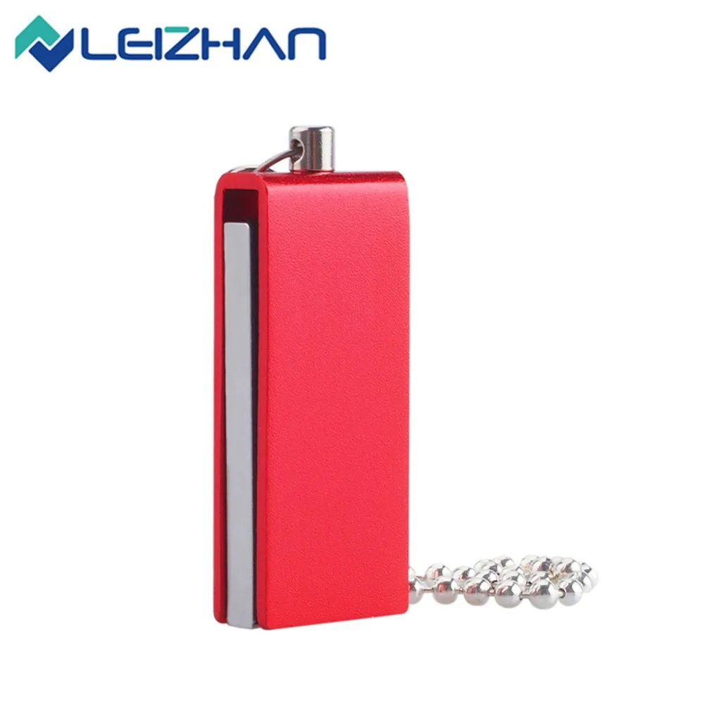 LEIZHAN Флешка брелок с реальной емкостью USB флеш накопитель 64 ГБ 32 16 8 4 компьютер u