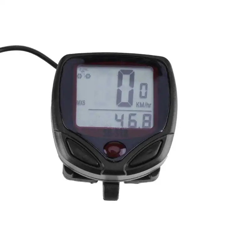 Cycling Bicycle Speedometer Waterproof LCD Display Digital Meter Odometer Wired Bike Computer Accessories | Спорт и развлечения