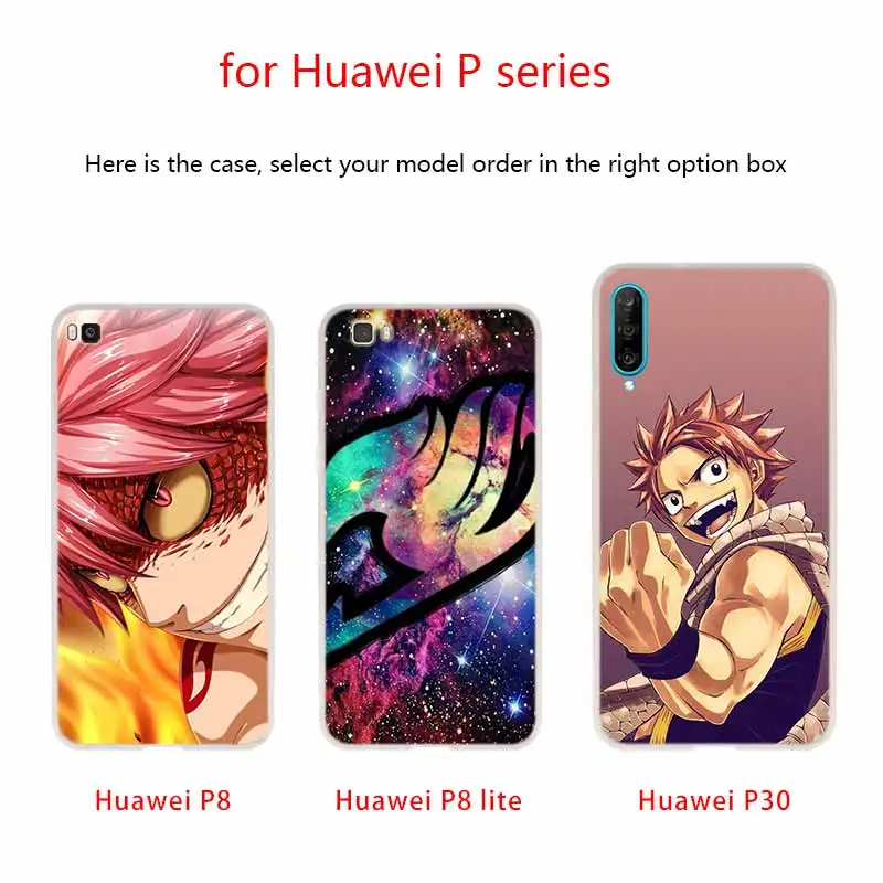 Мягкий силиконовый защитный чехол для Huawei P50 P40 P30 P20 Pro P10 Lite P Samrt Z 2020 2019 Аниме Манга